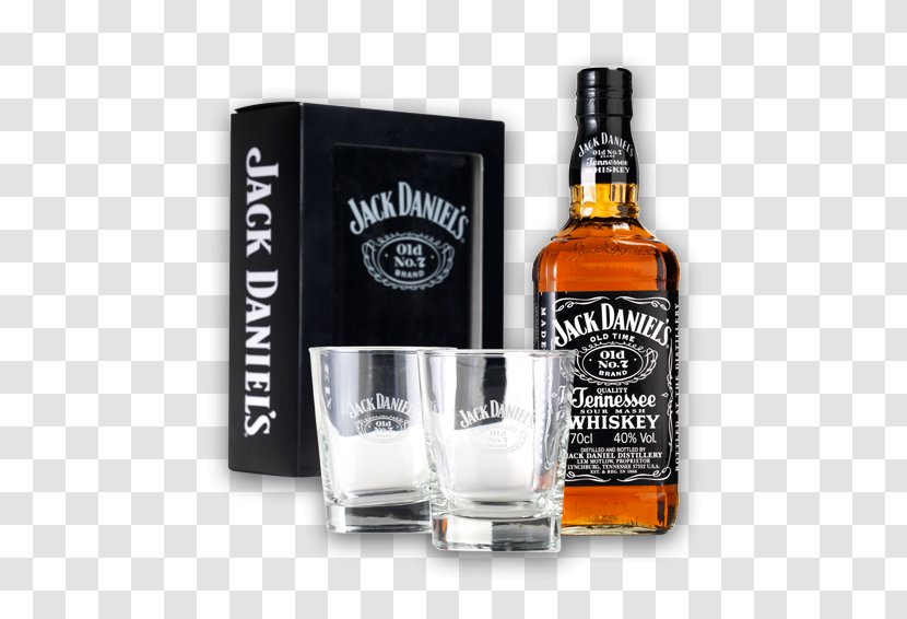 Jack Daniel's Old No. 7 Tennessee Whiskey Liqueur Alcoholic Drink - Cocktail Transparent PNG