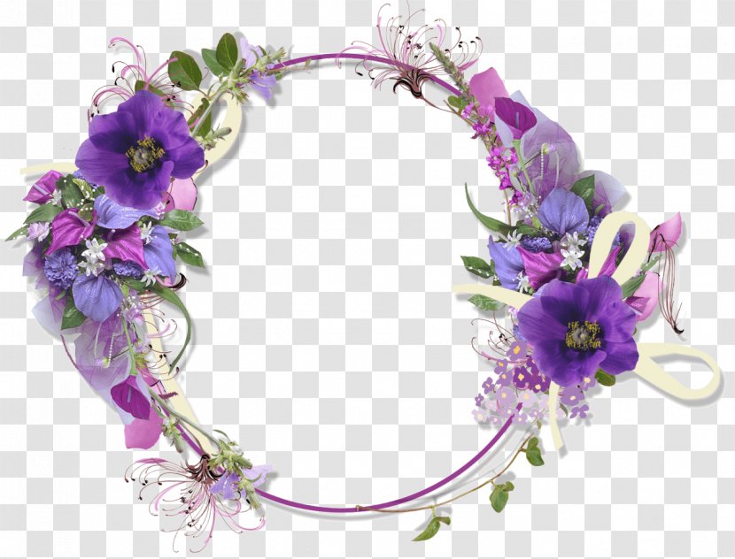Artificial Flower Floral Design Floristry Violet - Frame Transparent PNG