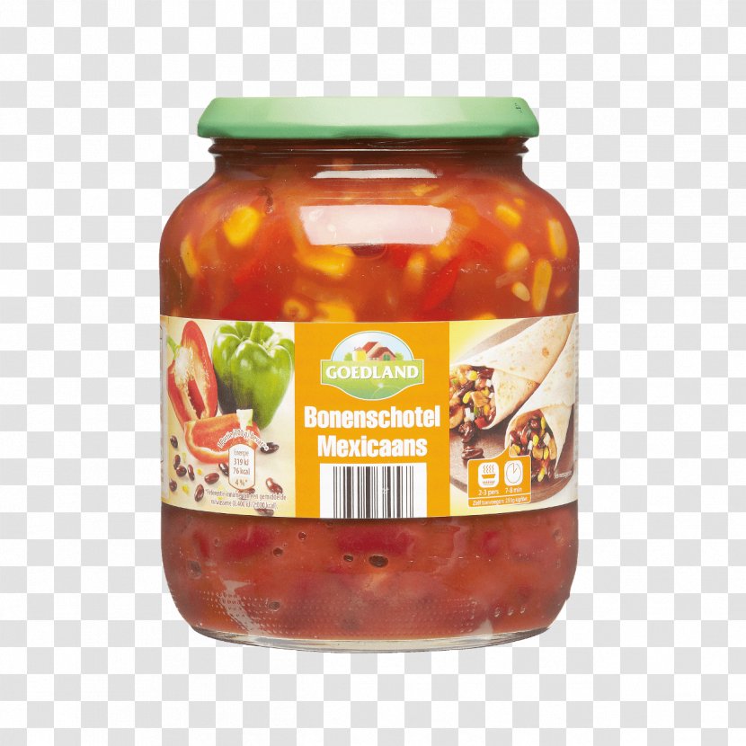 Chili Con Carne Sweet Sauce Giardiniera Chutney Aldi - Relish Transparent PNG