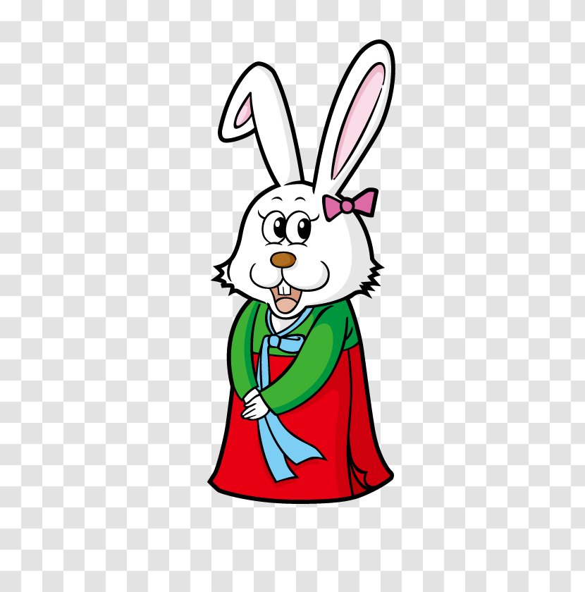 Easter Bunny European Rabbit Leporids Clip Art - Cartoon Transparent PNG