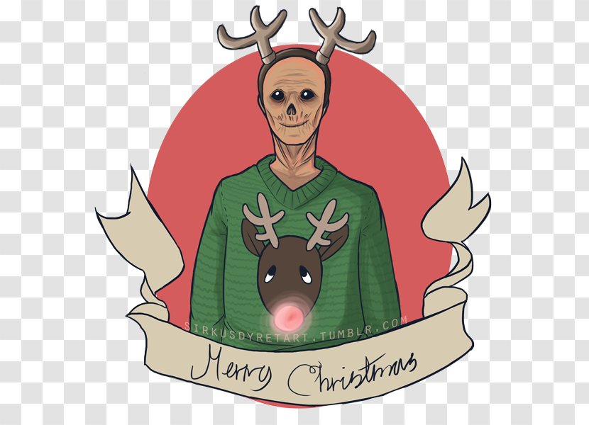 Reindeer Christmas Ornament Antler Animated Cartoon - Mammal Transparent PNG