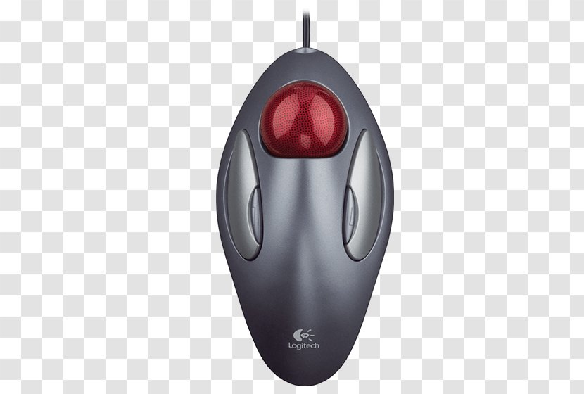 Computer Mouse Trackball Apple USB Logitech Trackman Marble - Peripheral Transparent PNG