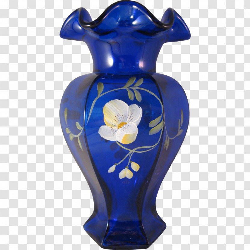 Vase Glass Decorative Arts Ceramic Cobalt Blue Transparent PNG
