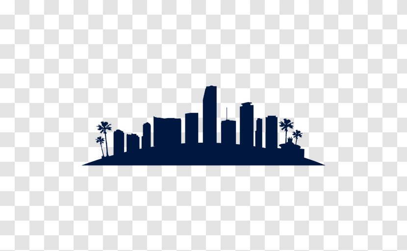 Miami Skyline Silhouette Clip Art - Brand - City Transparent PNG