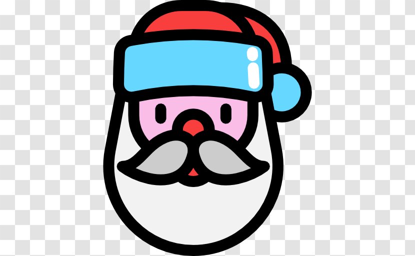 Clause Vector - Facial Hair - Gift Transparent PNG