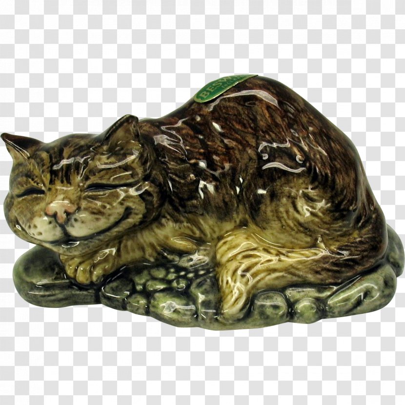 Tabby Cat Figurine Transparent PNG