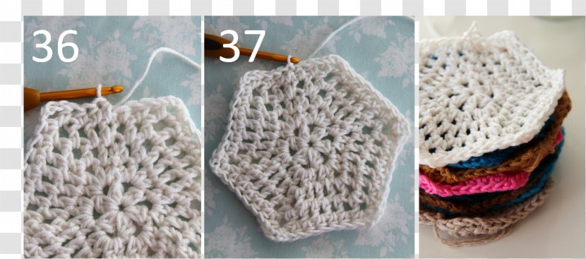 Crochet Wool Hexagon Square Pattern - Jacket - Shape Transparent PNG