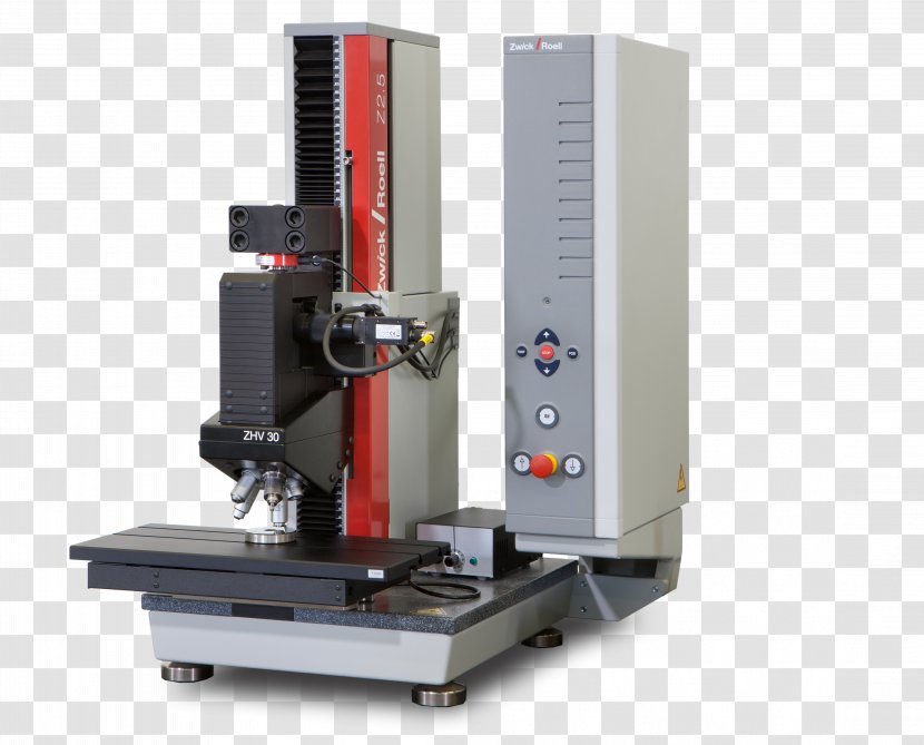 Zwick Roell Group Vickers Hardness Test Universal Testing Machine Härteprüfgerät - Method - Hardware Transparent PNG