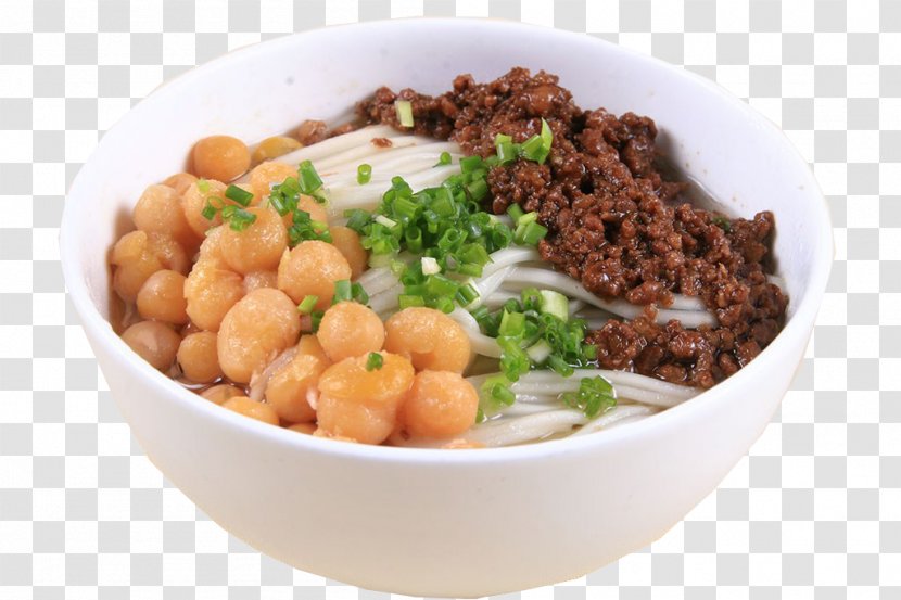Indian Cuisine Zhajiangmian Vegetarian Food - Recipe - Pea Noodles Transparent PNG
