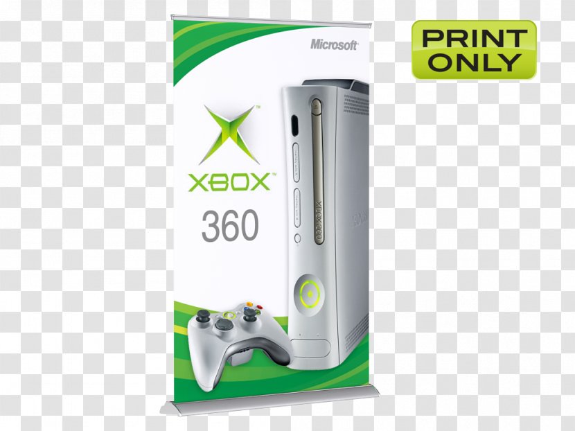 Banner Xbox 360 Printing Logo Marketing - Gadget - Stand Transparent PNG