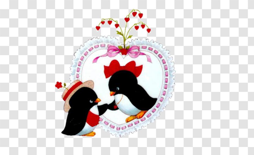 Valentines Day Animation Emoticon - Rooster - Penguin Love Transparent PNG
