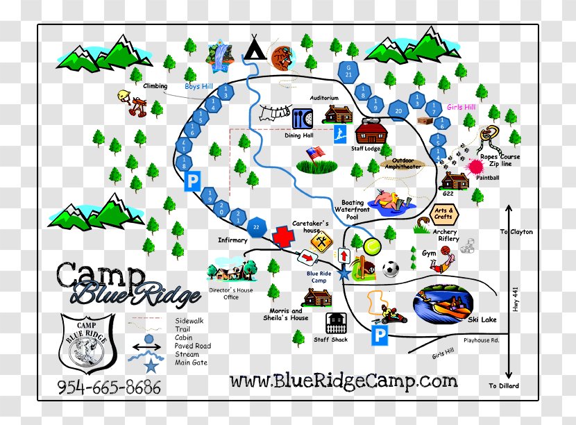 Blue Ridge United States Space Camp Summer Camping Helen - Mountain Waterfalls Transparent PNG