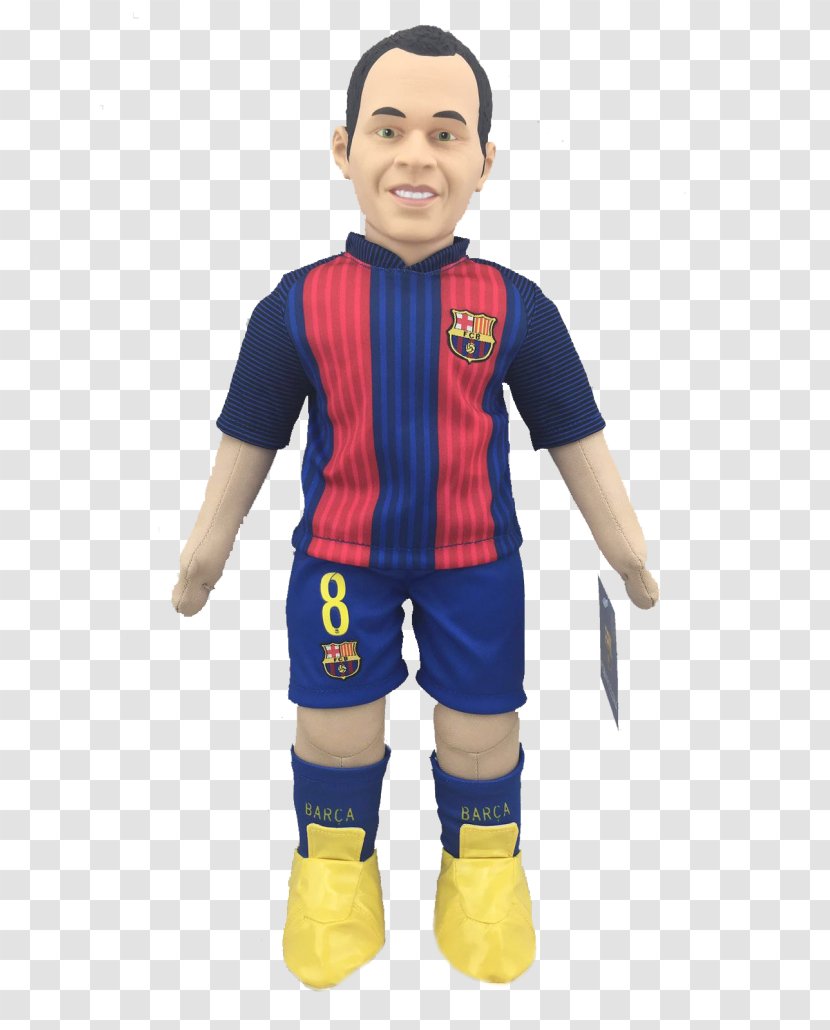 Andrés Iniesta FC Barcelona Doll Figurine Mascot - Fc Transparent PNG