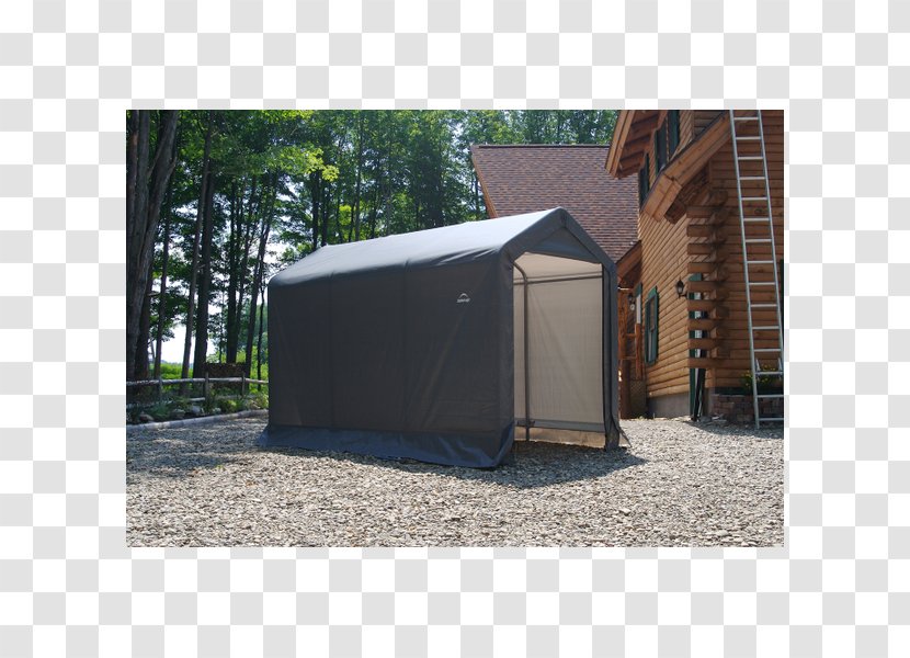 ShelterLogic Shed-in-a-Box Garage Canopy Carport - Tarpaulin - Garden Shed Transparent PNG