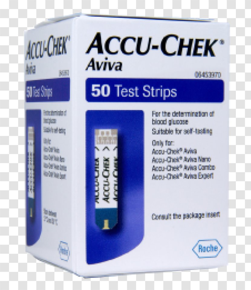 Blood Glucose Meters Test Accu-Chek Aviva 50 Strips Sugar Health Care - Product Framework Transparent PNG