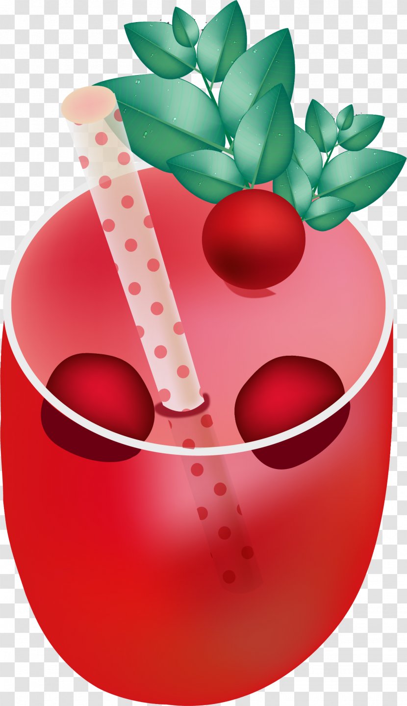 Juice Kiwifruit Strawberry Fruchtsaft - Red Cherry Transparent PNG