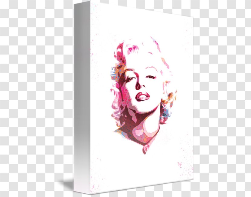 Marilyn Monroe Art Painting Canvas Print - Drawings Of Transparent PNG