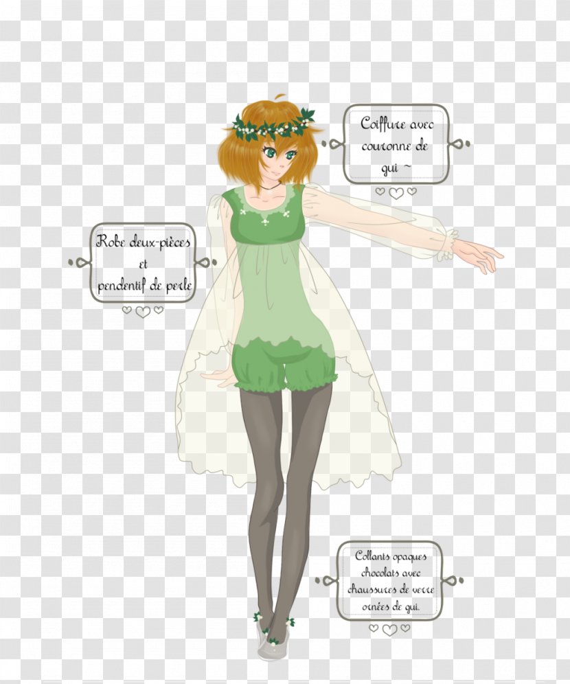 Cartoon Green Costume Shoulder - Tree - Concours Transparent PNG