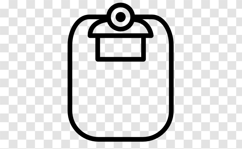 Clipboard Paper Clip Art - Black And White - Writing Board Transparent PNG