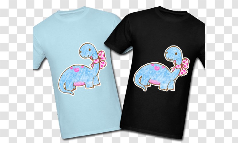 T-shirt Sleeve Character Animal Font - Colour Ribbon Transparent PNG