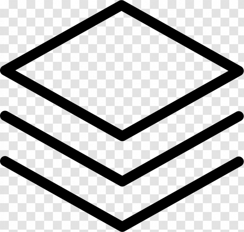 Layers Symbol Logo - Triangle Transparent PNG