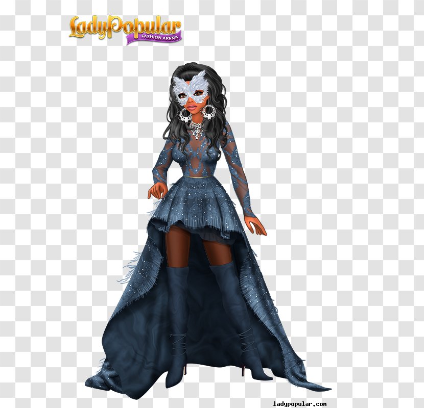 Lady Popular Fashion Clothing Dress-up - Masquerade Ball Transparent PNG