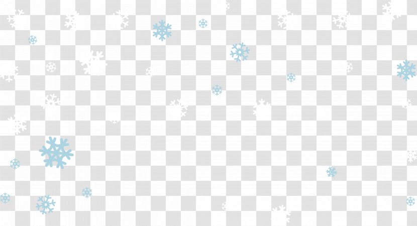 Angle Pattern - Blue - Snowflake Floating Transparent PNG