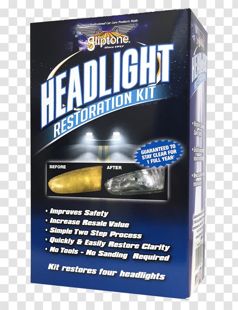 Car Headlamp Plastic Headlight Restoration Putty Transparent PNG