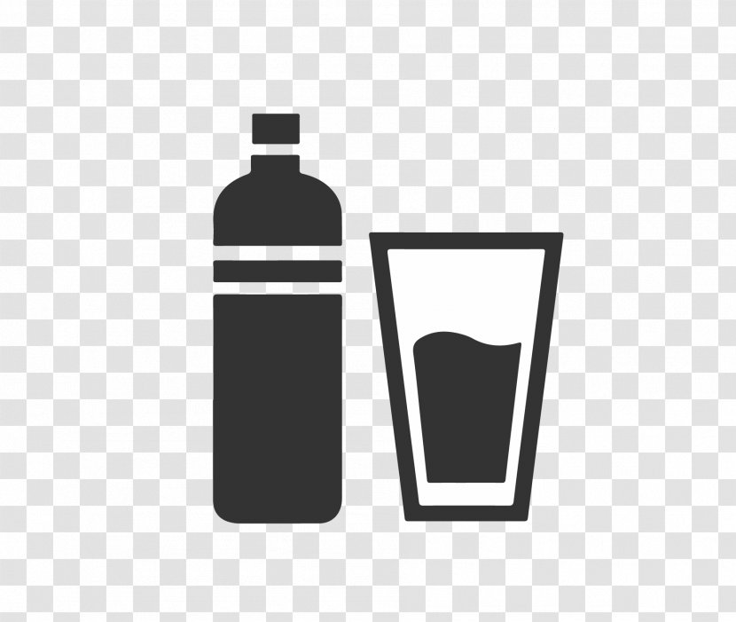 Glass Bottle Drink Bottled Water Icon - Mineral Bottle,Cup Material Transparent PNG