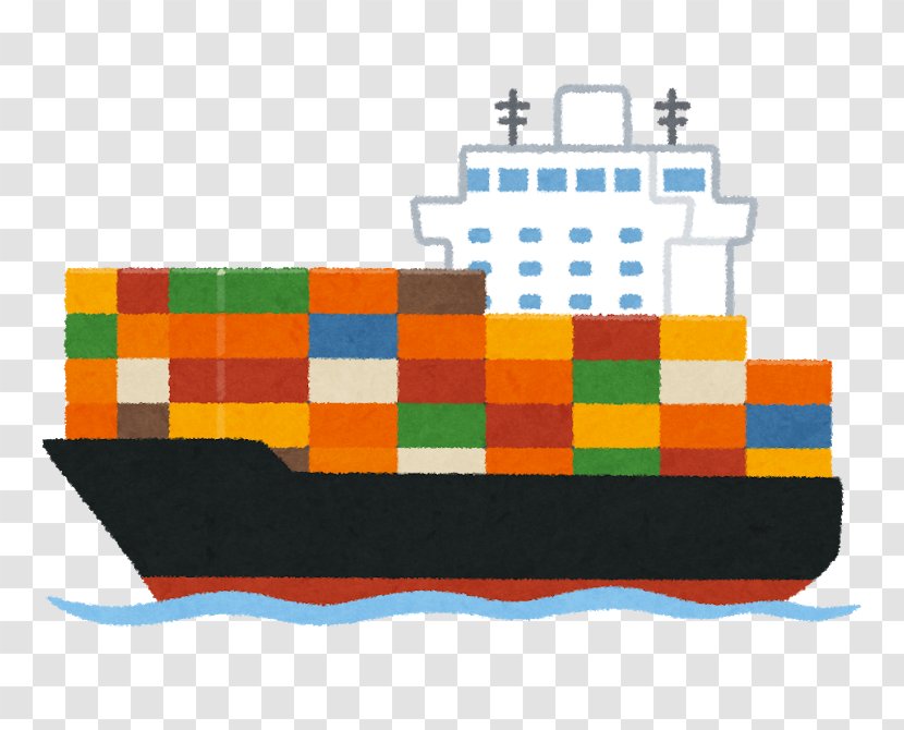 Container Ship Hakone Maru Intermodal K Line - Port Transparent PNG