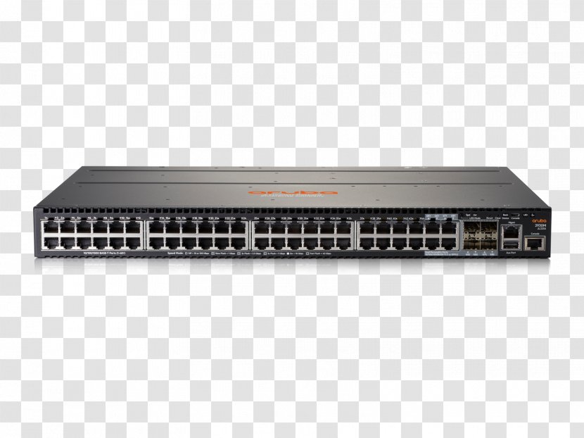 Hewlett-Packard Aruba Networks Network Switch Hewlett Packard Enterprise Gigabit Ethernet - Stereo Amplifier Transparent PNG
