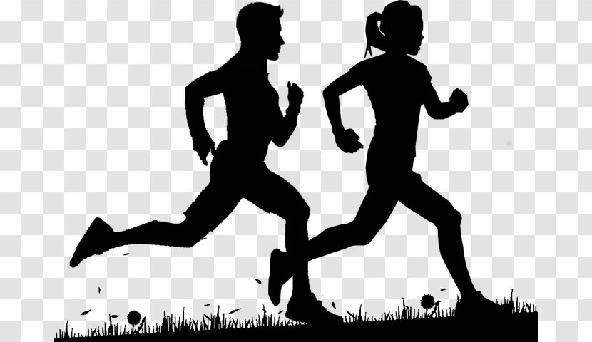 Cartoon Nature Background - Silhouette - Longdistance Running Football Transparent PNG