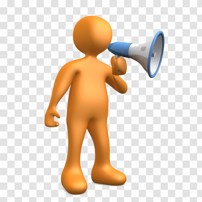 Royalty-free Clip Art - Human Behavior - Someone With A Megaphone Transparent PNG