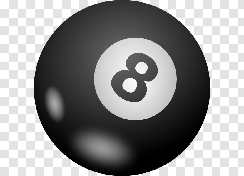 Pool Billiard Ball Eight-ball Billiards Clip Art - Pixabay - 8 Transparent Transparent PNG