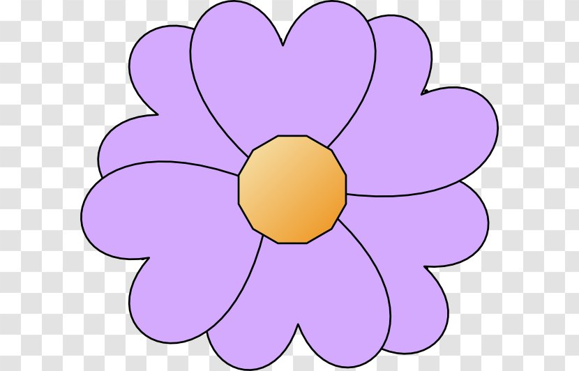 Flower Purple Drawing Clip Art - Flowering Plant Transparent PNG