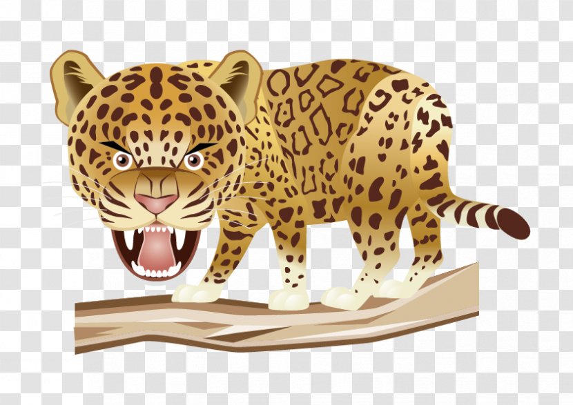 Leopard Jaguar Tiger Cheetah Felidae - Snout - Vector Cartoon Transparent PNG