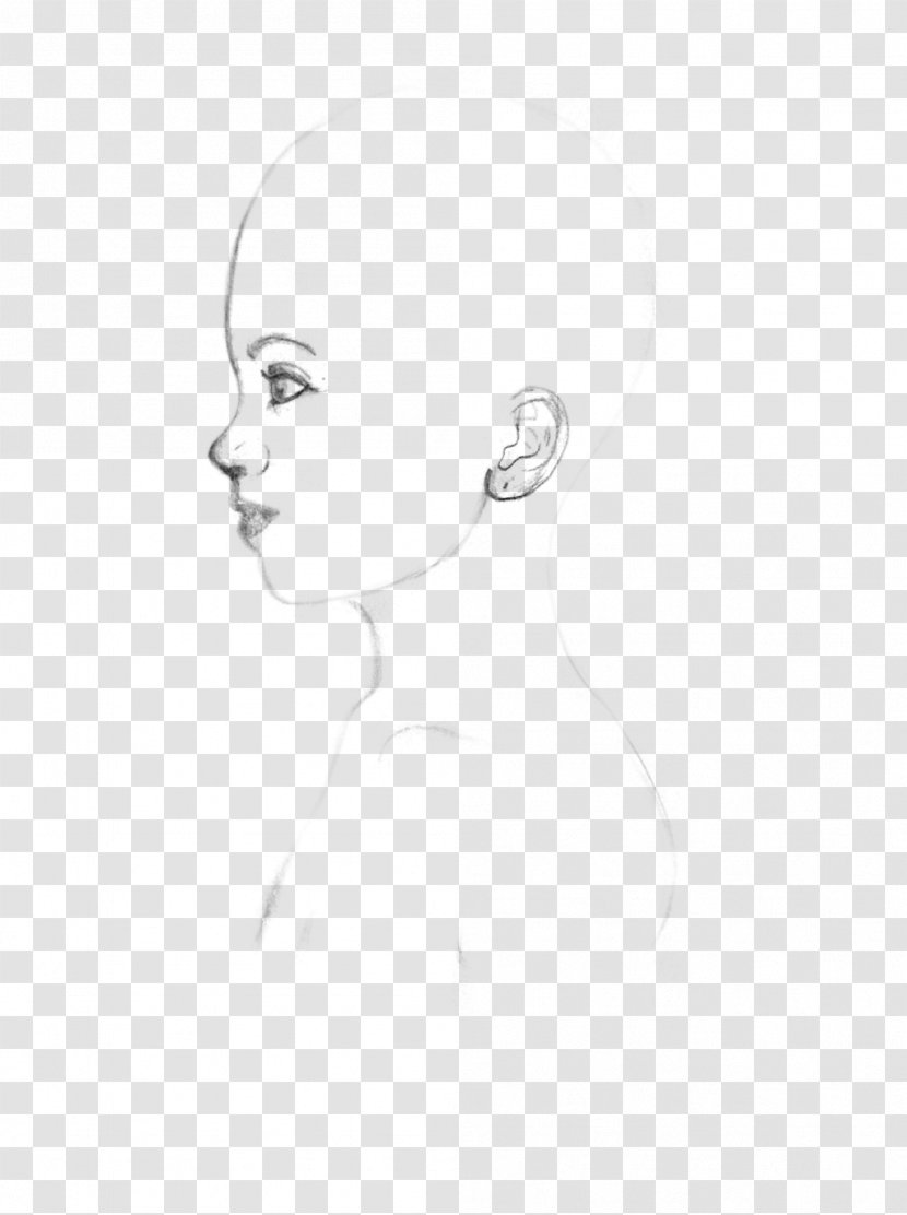 Figure Drawing Art Sketch - Tree - Side Profile Transparent PNG