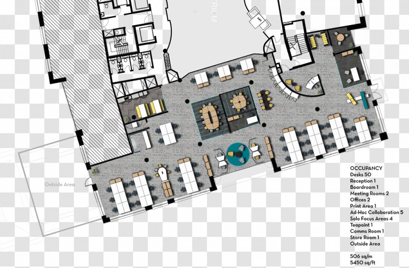 Floor Plan Engineering Business Office Space Planning - Technology - 4th Transparent PNG