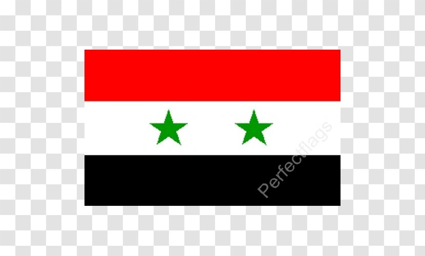Flag Of Syria United Arab Republic National - Saudi Arabia - Hanging Stars Transparent PNG