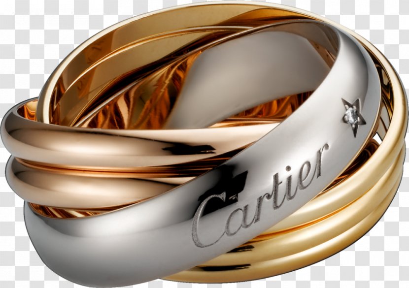 Cartier Engagement Ring Wedding Gold Transparent PNG