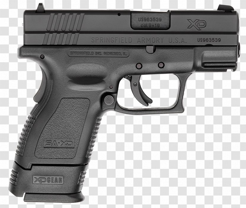 Springfield Armory XDM Subcompact Car HS2000 .40 S&W - 919mm Parabellum - Handgun Transparent PNG