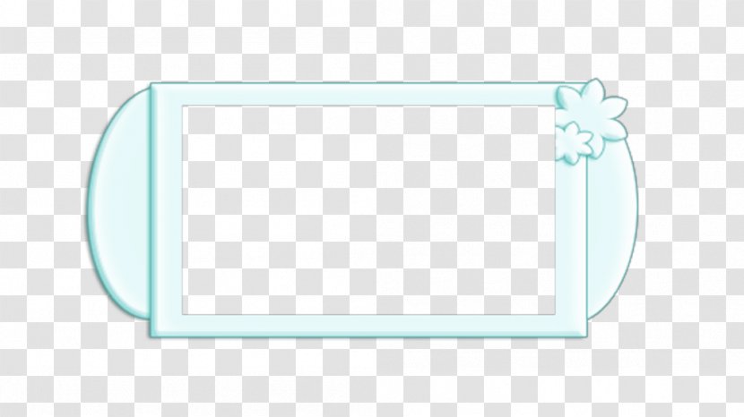 Turquoise Teal Picture Frames - Rectangle - Design Transparent PNG