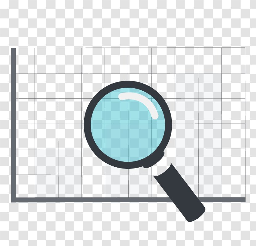 Magnifying Glass Line - Rectangle Transparent PNG