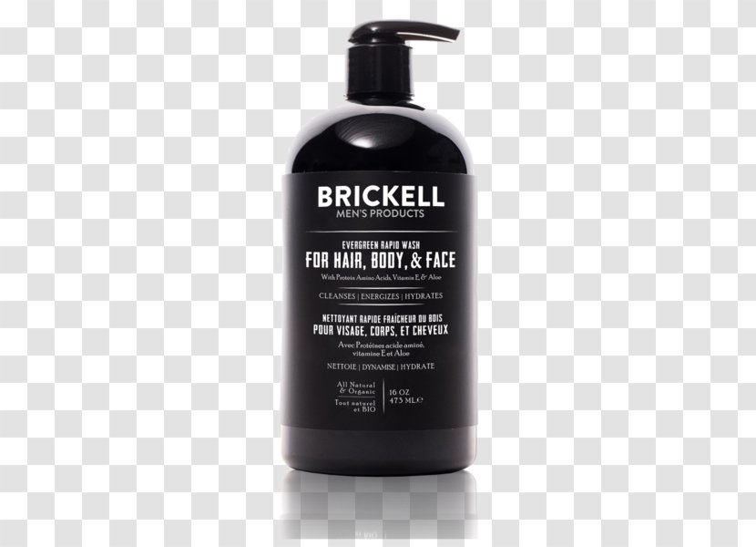 Brickell Shower Gel Cleanser Shampoo Washing - Hair Care Transparent PNG