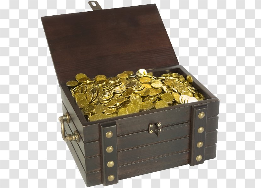 Gold Coin Casket Stock Photography Money - Tree Transparent PNG
