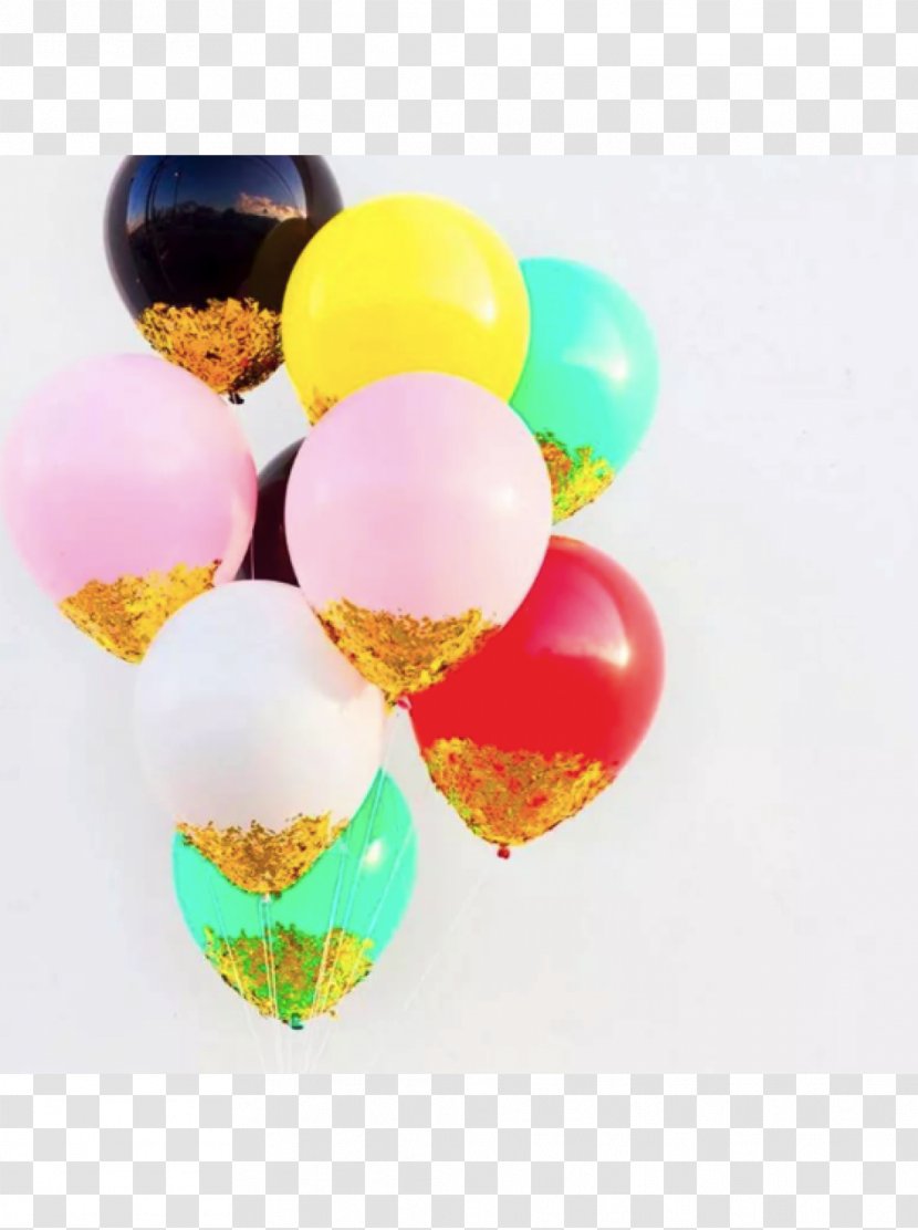 Balloon Party Birthday New Year's Eve Confetti - Year S - BALLOM Transparent PNG