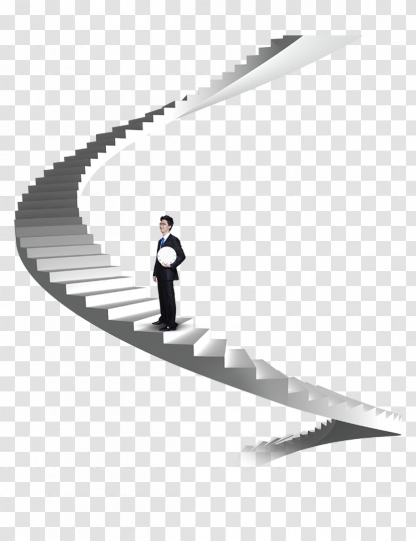Stairs Illustration - Business - Man Transparent PNG