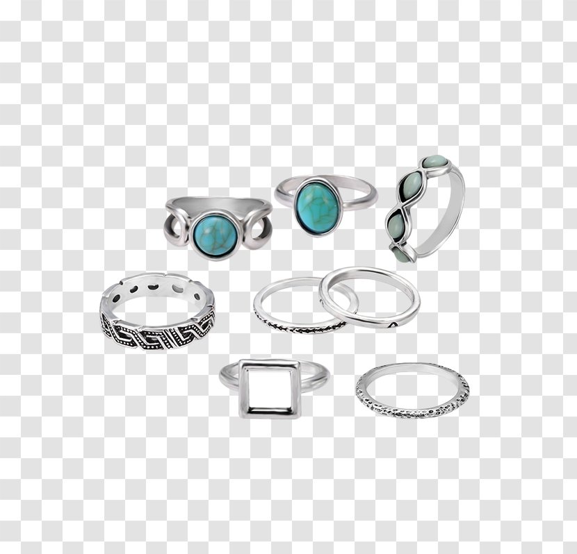 Turquoise Ring Jewellery Clothing Anklet - Metal Transparent PNG