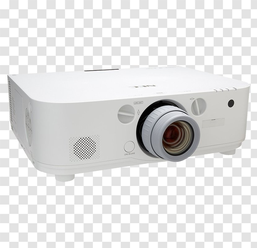 Multimedia Projectors LCD Projector NEC Corp XGA Video - Electronic Device Transparent PNG