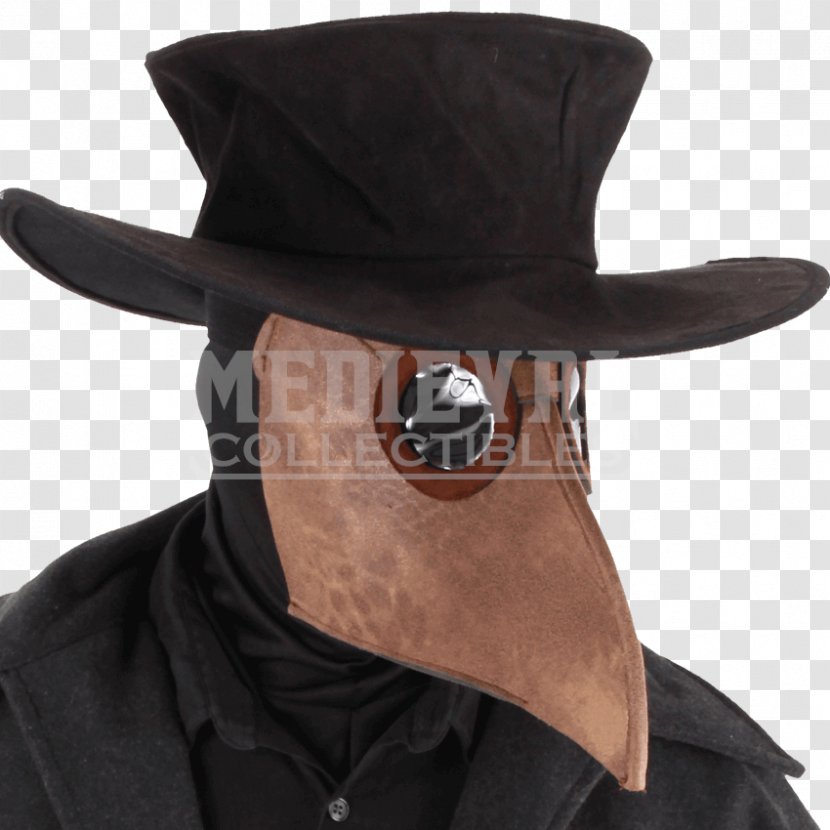 Plague Doctor Costume Mask Hat - Clothing Accessories Transparent PNG